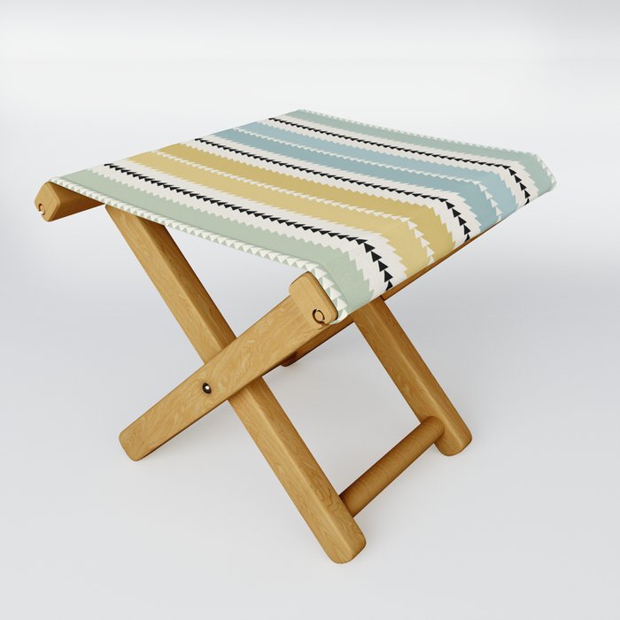 Southwestern Stripes IV Folding Stool