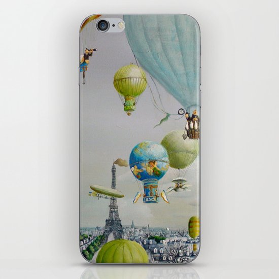 Ballooning over everywhere: Paris iPhone & iPod Skin