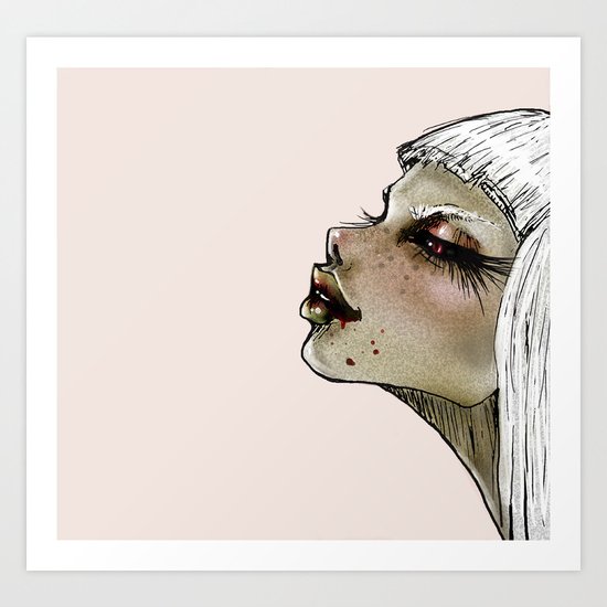 kiss kiss Art Print