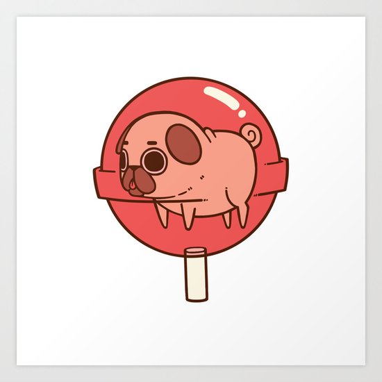 Puglie Lollipop Art Print