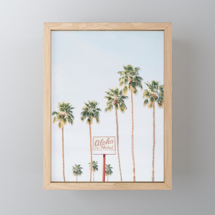 Aloha Framed Mini Art Print