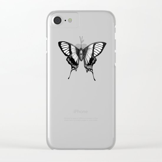Butterfly Wings Clear iPhone Case