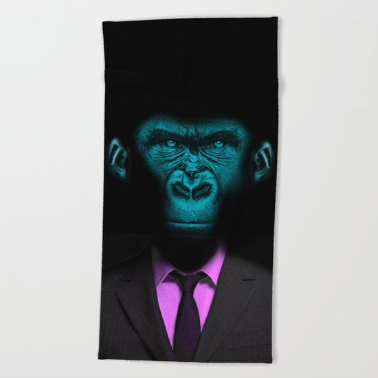 Monkey Suit Beach Towel