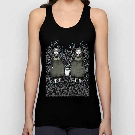 Blueberry Pickers Unisex Tank Top