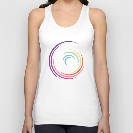 Spinning Unisex Tank Top