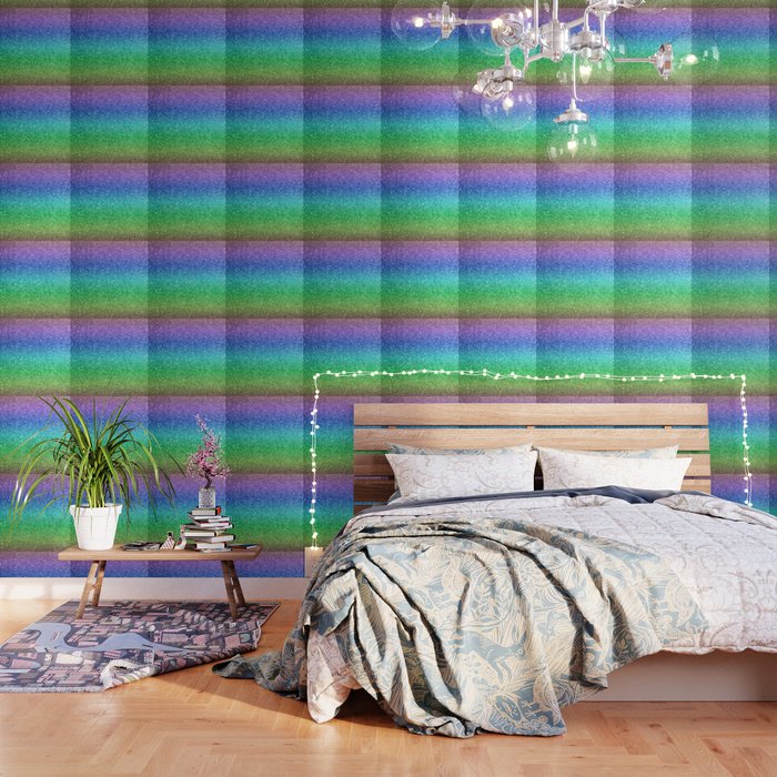 Magic Rainbow Sparkly Glitter Wallpaper By Podartist Society6