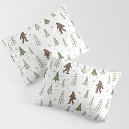 trees + yeti pattern in color Pillow Sham