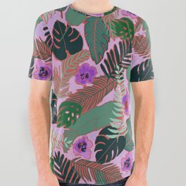 Midnight Jungle All Over Graphic Tee