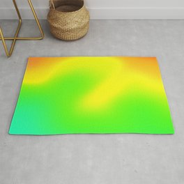 Abstract rainbow soft cloud background in pastel colorful gradation. Area & Throw Rug