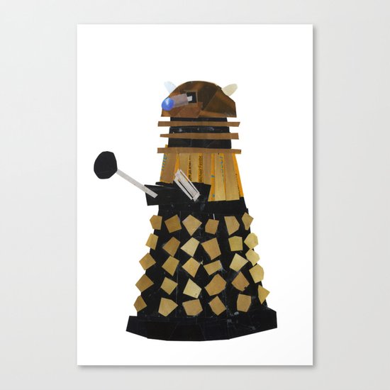 Dalek (Collage) Canvas Print
