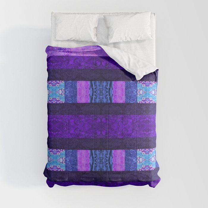 Quilt Top - Deep Purple Comforter