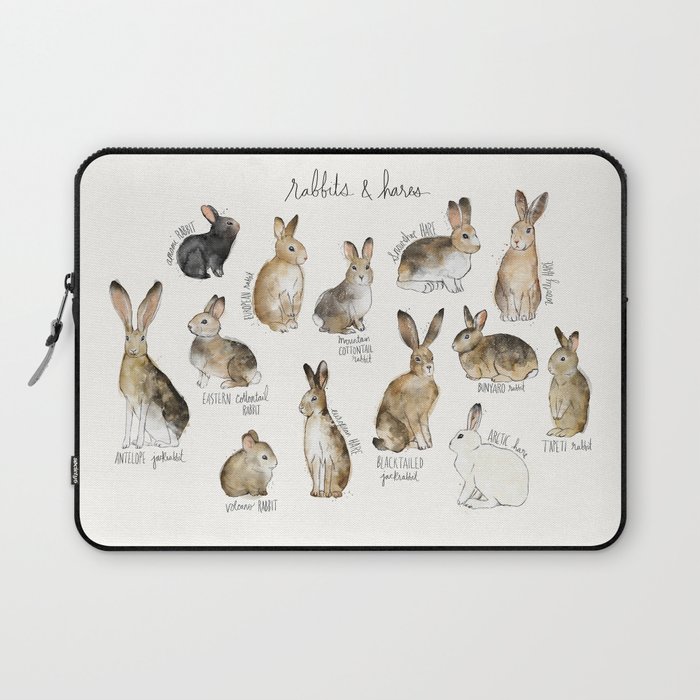 Rabbits & Hares Laptop Sleeve