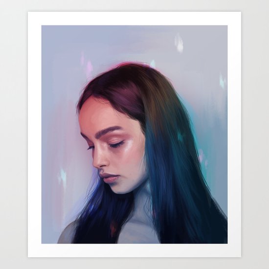 In Rainbows Art Print