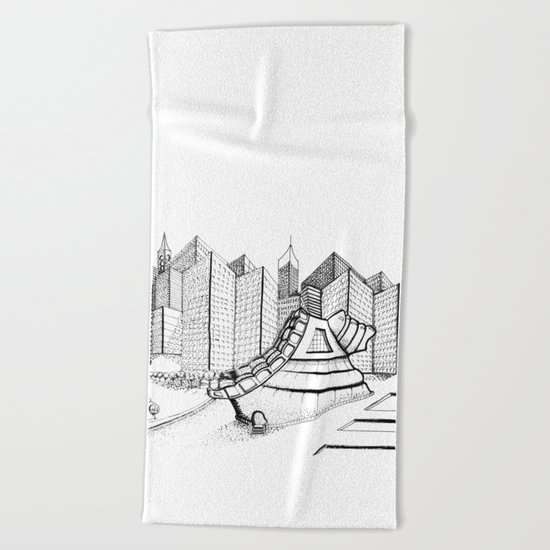 fantastic house Beach Towel