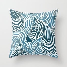 zebra pattern / love animal Throw Pillow