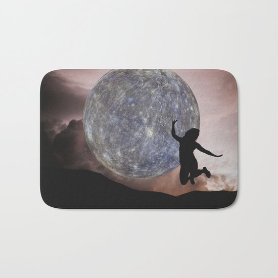 DANCING WITH THE MOON Bath Mat