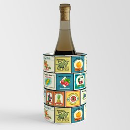 Vintage canned goods-Fruit labels Wine Chiller