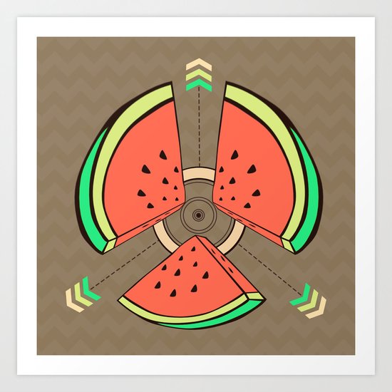take a piece for peace Art Print