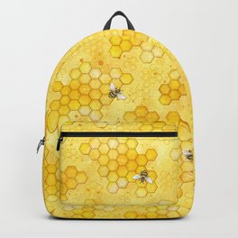 Meant to Bee - Honey Bees Pattern Backpack