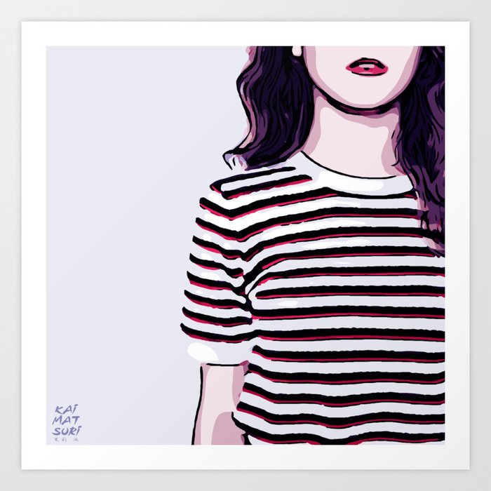Striped shirt top womens tumblr
