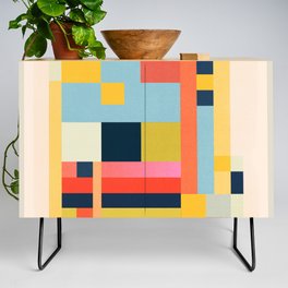 Geometric Abstraction 215 Credenza
