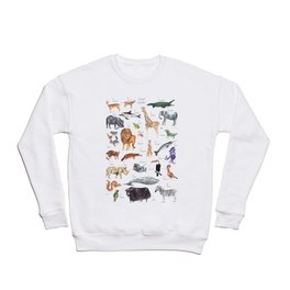 Animal Alphabet Crewneck Sweatshirt