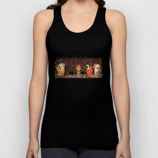 Kokeshis Klimt Unisex Tank Top