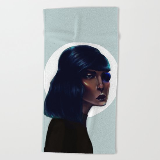 Mod Monocle Beach Towel