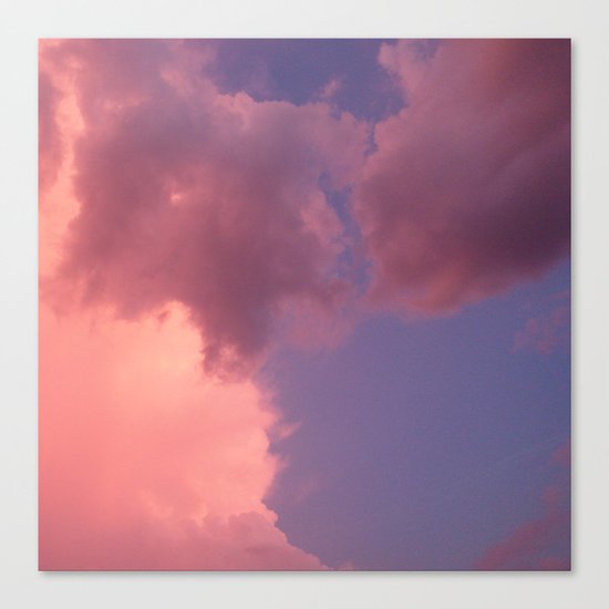 Sunset in Budapest Canvas Print