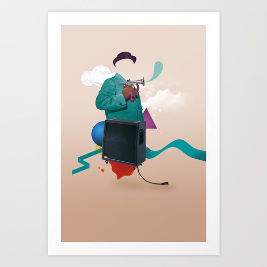 ILOVEMUSIC #2 Art Print
