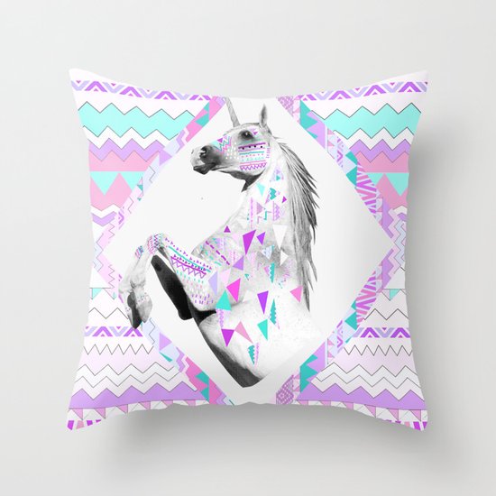 TWIN SHADOW by Vasare Nar and Kris Tate Throw Pillow