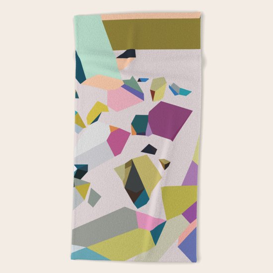 Crystals Beach Towel
