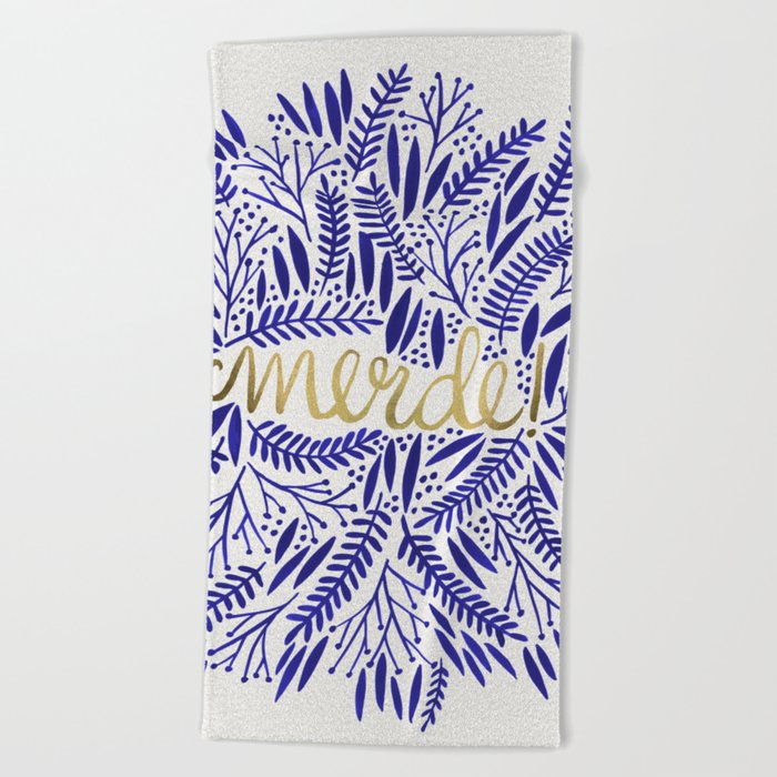 Pardon My French Beach Towel By Catcoq Society6 Pardon My French Beach Towel
