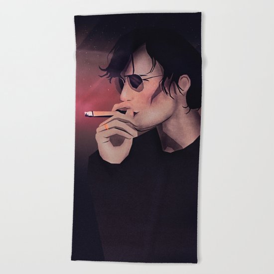 Smokey Man Beach Towel