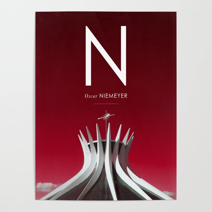 Iconic Architects: Niemeyer Poster