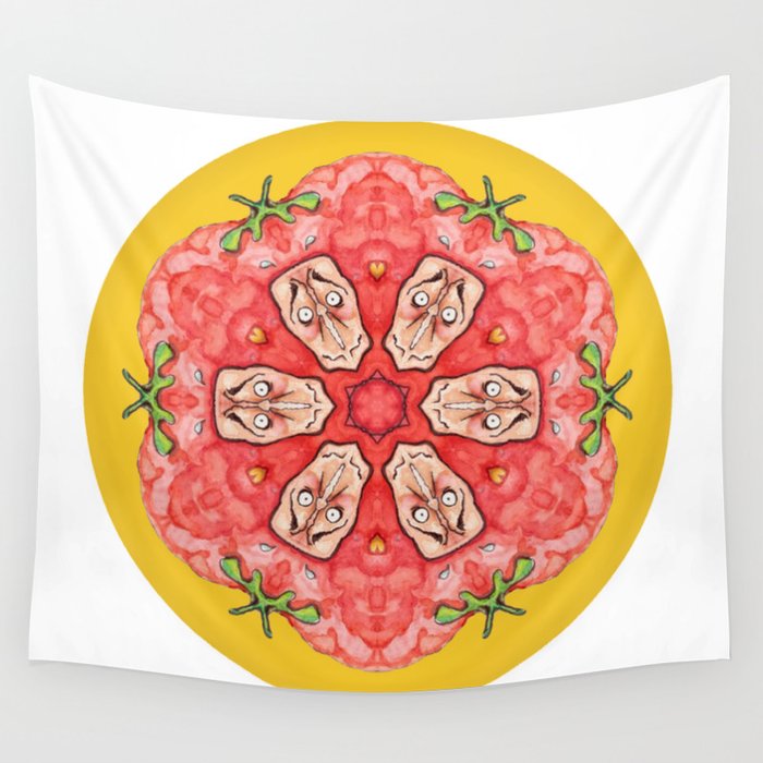 Berry-Go-Round Wall Tapestry