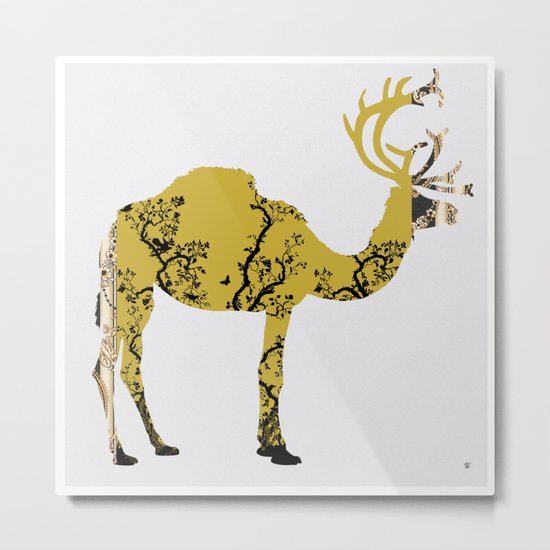 FabCreature · CaDeerPa 2 Metal Print