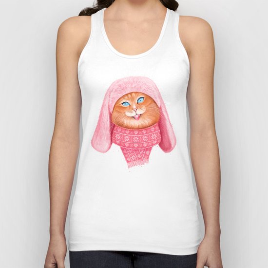Cat meow Unisex Tank Top