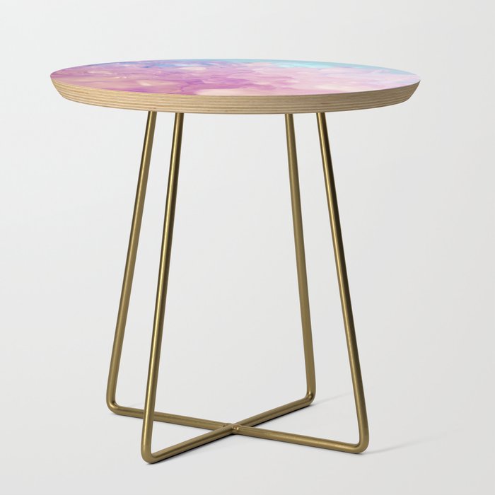 crystal side table