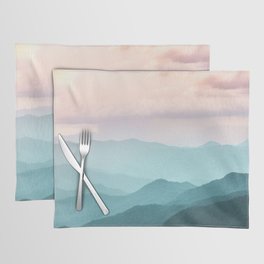 Smoky Mountain National Park Sunset Layers II - Nature Photography Placemat