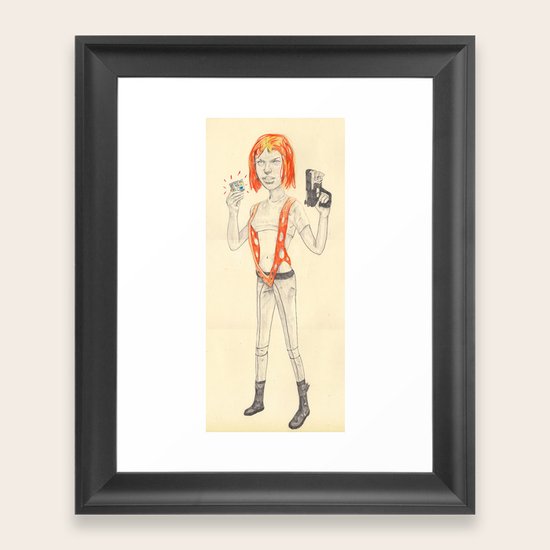 Leeloo Framed Art Print