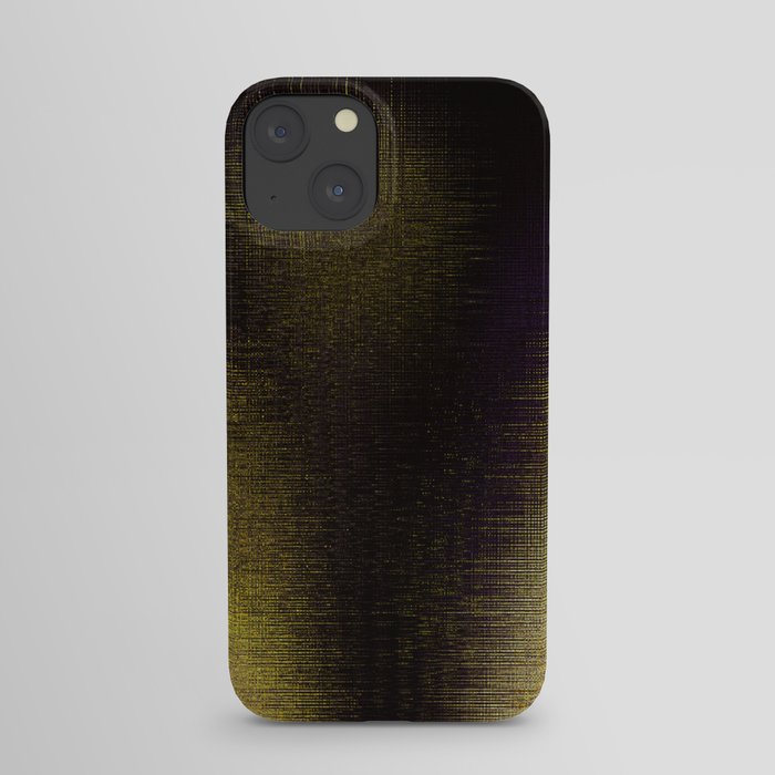 Yellow Distortion  iPhone Case