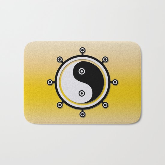 Yin yang Bath Mat