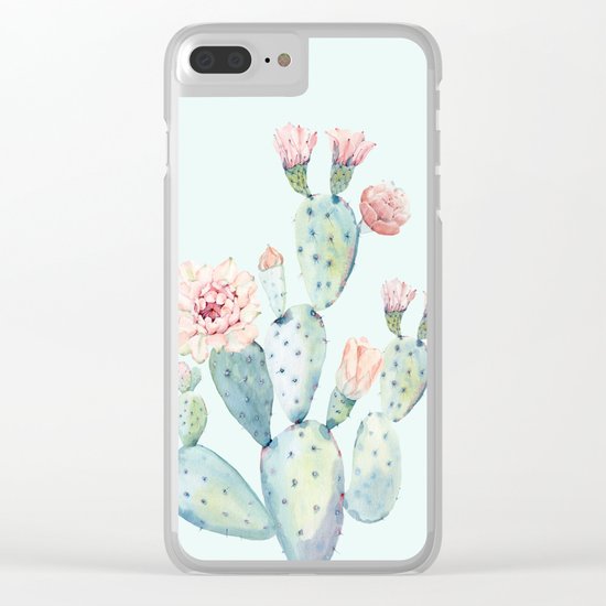 Cactus 2 #society6 #buyart Clear iPhone Case