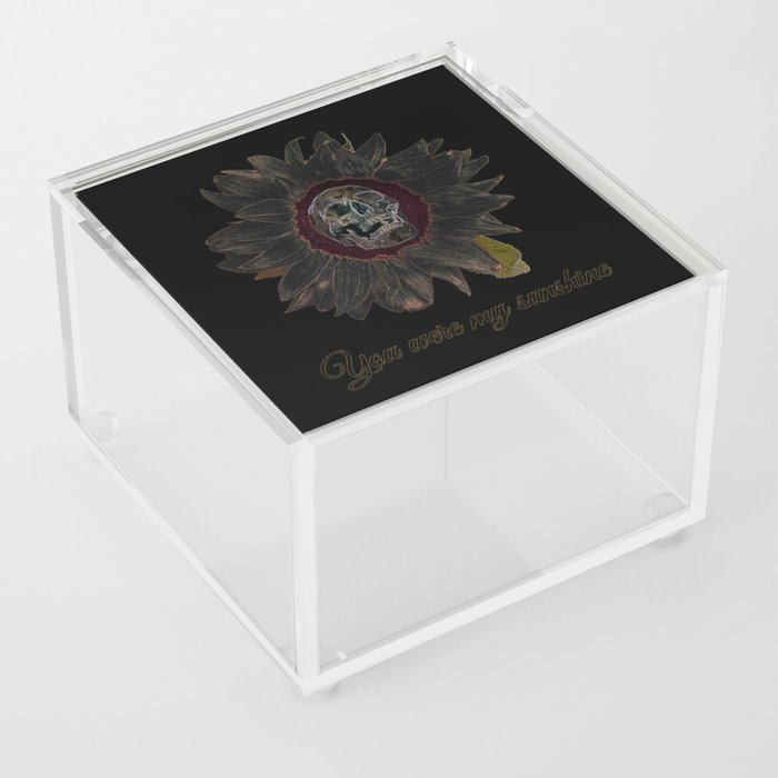 You Were My Sunshine (with text) Acrylic Box