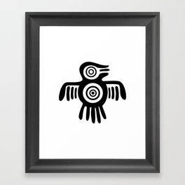 Aztec Spirit Bird Framed Art Print