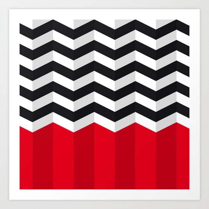 Rayure Zigzag Art Print By Nxolab Society6