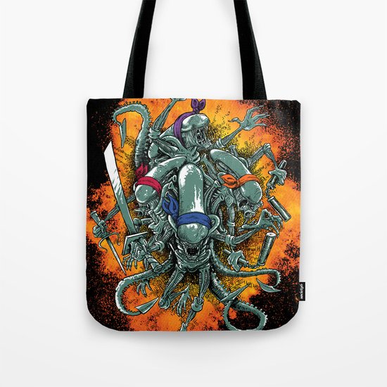 Bay's Alien turtles! Tote Bag