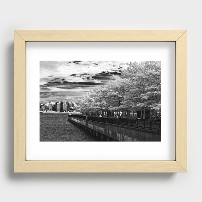 Enjoying The View Recessed Framed Print