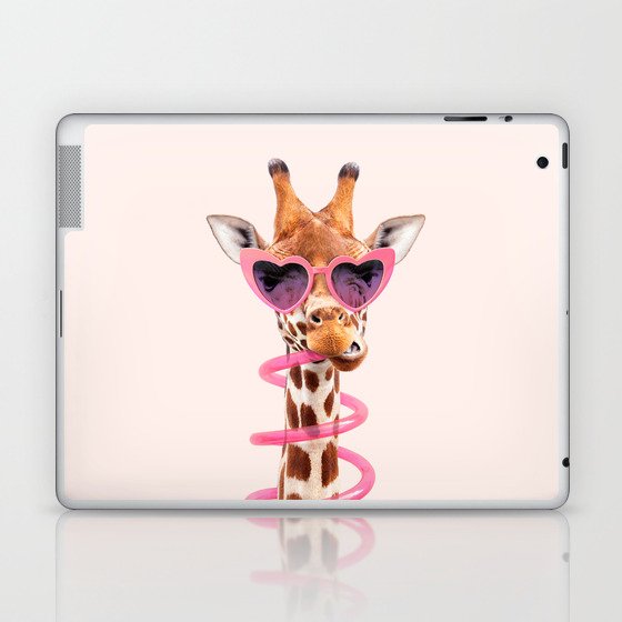 THIRSTY GIRAFFE Laptop & iPad Skin